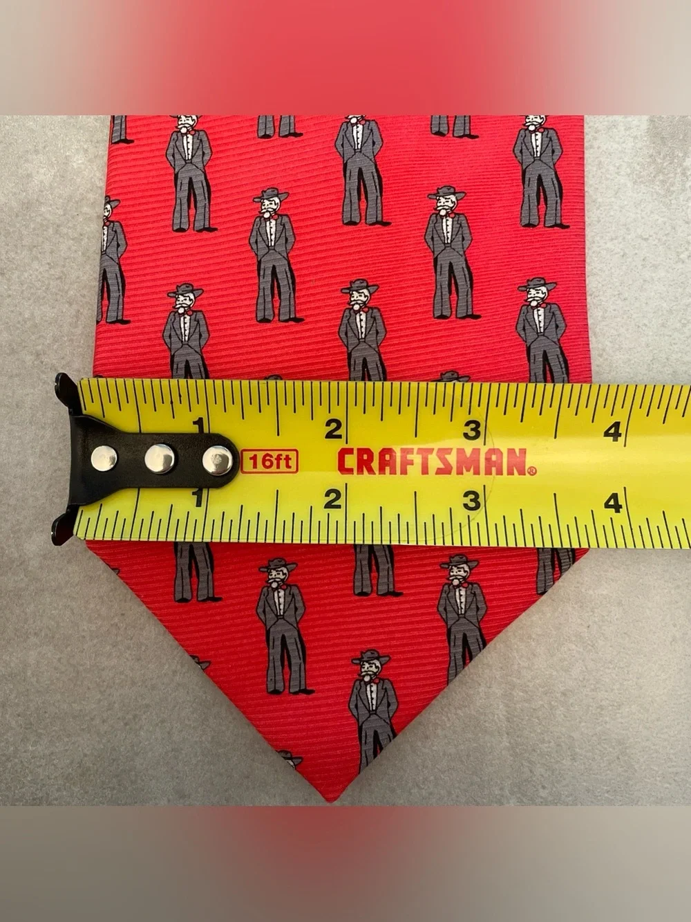 Southern Proper Colonel Reb Men’s Necktie 100% Silk Made In USA Ole Miss Rebels